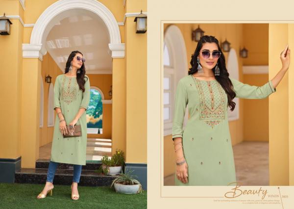 Rangoon Anishka Designer Stright Cut Kurtis Edition